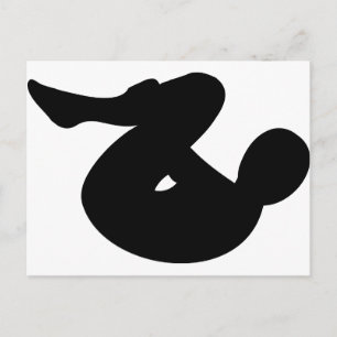 Yoga - Salto Postkarte