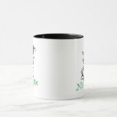 Yoga Santa Cat Geschenke Tasse (Zentrum)