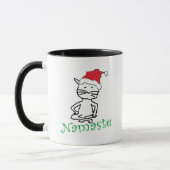 Yoga Santa Cat Geschenke Tasse (Links)
