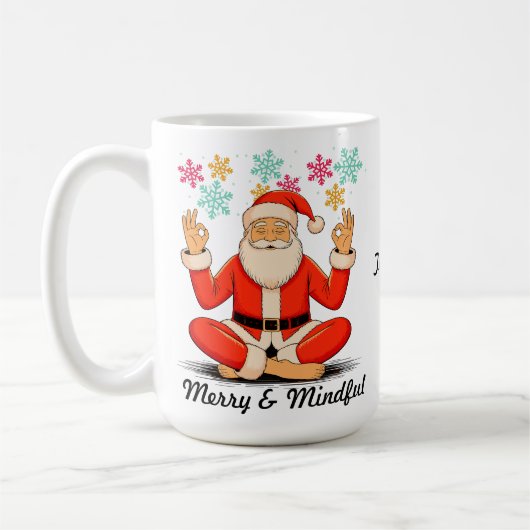 Yoga Santa Kaffeetasse (Links)