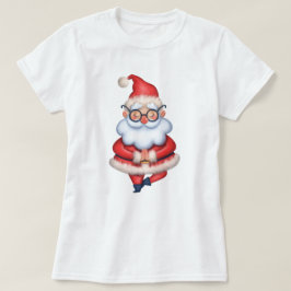 Yoga Santa Weihnachten T - Shirt