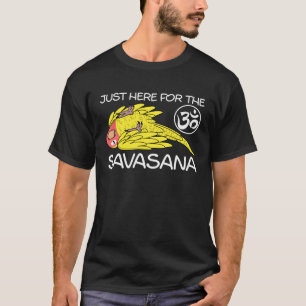 Yoga Savasana Parrot Peach konfrontiert Yellow Lut T-Shirt