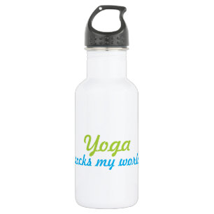 Yoga schaukelt meine Welt Trinkflasche