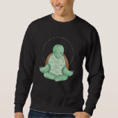 Yoga-Schildkröte Sweatshirt (Vorderseite)
