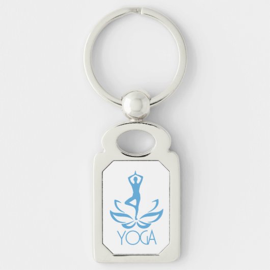 Yoga Schlüsselanhänger (Vorderseite)