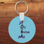 Yoga-Schlüsselanhänger Schlüsselanhänger (Vorderseite)