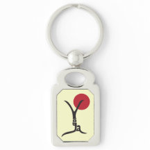 Yoga-Schlüsselanhänger