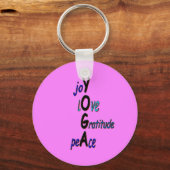 Yoga-Schlüsselanhänger Schlüsselanhänger (Vorderseite)