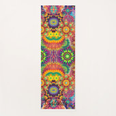 Yoga schöne Farben Fitness Personalisiert YOGA Yogamatte (Vorderseite)