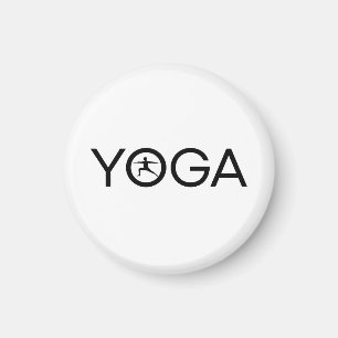 Yoga-Schriftzug Magnet