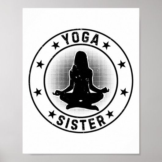 Yoga Schwester Yoga Poster (Vorne)