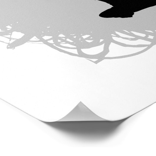 Yoga Scribble Style Poster (Ecke)