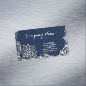 Yoga-Seestelle aus New Age Magnetische Visitenkarte (Beispiel)