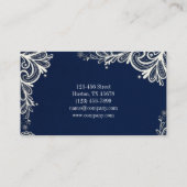 Yoga-Seestelle aus New Age Visitenkarte (Rückseite)