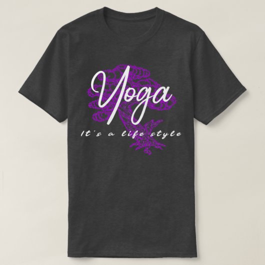 Yoga Sein Lebensstil T-Shirt (Design vorne)