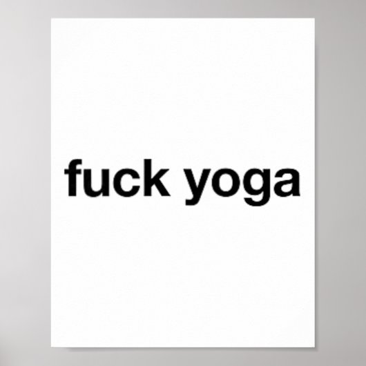 Yoga-Selbstfürsorge Poster (Vorne)