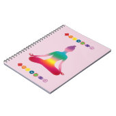 Yoga Seven Chakras Notizblock (Linke Seite)