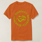 Yoga Shanti Shanti Shanti Om Yoga T-Shirt (Design vorne)