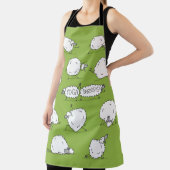 Yoga Sheep: Whimsical Sketch Fun. Schürze (InSitu)