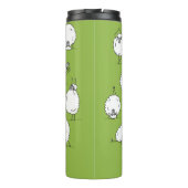 Yoga Sheep: Whimsical Sketch Fun. Thermosbecher (Rückseite)