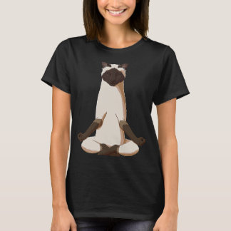 Yoga Siamese Cat T-Shirt