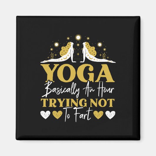Yoga Sically eine Stunde lang versuchen, nicht zu  Magnet (Vorne)