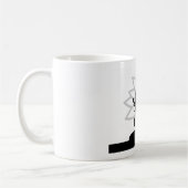 Yoga-Silhouette-Kaffee-Tasse Kaffeetasse (Links)