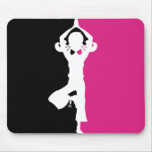 Yoga-Silhouette Mousepad (Vorne)