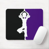 Yoga-Silhouette Mousepad (Mit Mouse)