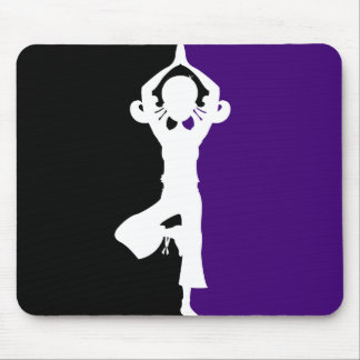 Yoga-Silhouette Mousepad