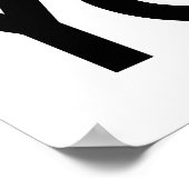 Yoga Silhouetten Poster (Ecke)