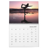 Yoga Silhouetten Wall Calendar Kalender (Jan 2027)
