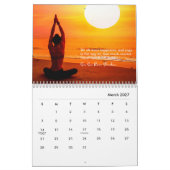 Yoga Silhouetten Wall Calendar Kalender (Mär 2027)