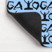 Yoga Silhouettes Mousepad (Ecke)