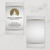 Yoga-Sitting-Logo Visitenkarte (Vorne/Hinten)