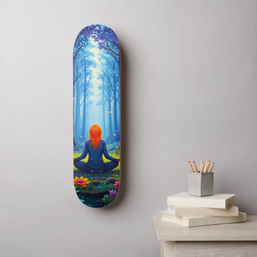  yoga skateboard (Wandkunst)