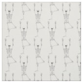 Yoga-Skelett Stoff (Muster)
