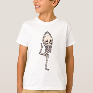 Yoga-Skelett Zen-Geist Kinder T-Shirt