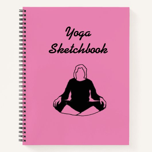 Yoga Sketchbook Notizblock (Vorderseite)