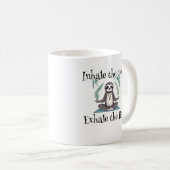 Yoga Sloth Tasse für Meditation (VorderseiteRechts)