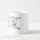 Yoga Sloth Tasse für Meditation (Vorderseite Links)