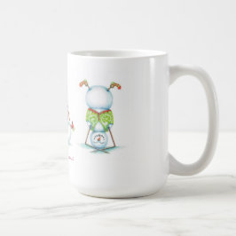 Yoga Snowmanweihnachtskaffee-Tasse Kaffeetasse