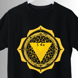 Yoga Solar Plexus Symbol Gelbe Manipura Chakra T-Shirt