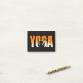Yoga Sonnenschein Post-it Klebezettel (Auf Schreibtisch)