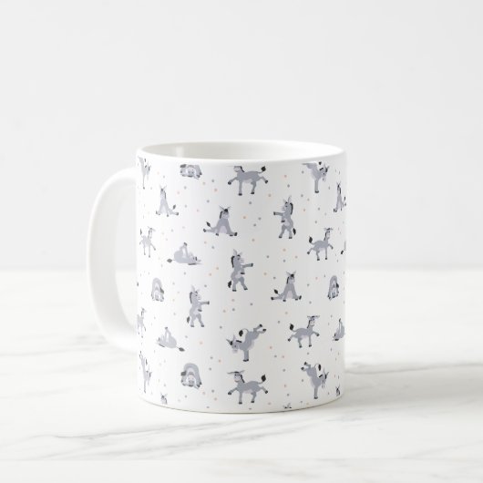 Yoga-Späthchen Kaffeetasse (Vorderseite Links)