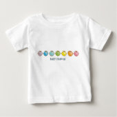 Yoga Speak Baby : All Baby Chakras Baby T-shirt (Vorderseite)