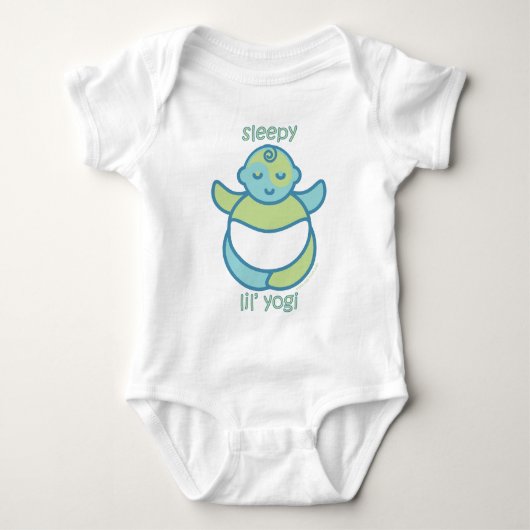 Yoga Speak Baby : Sleepy Lil' Yogi Baby Strampler (Vorderseite)