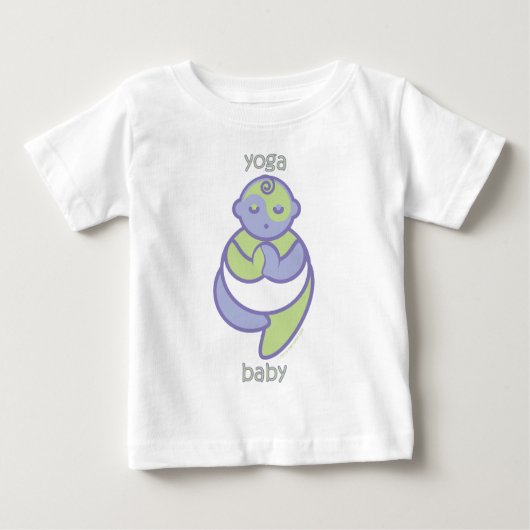 Yoga Speak Baby : Tree Pose Yoga Baby Baby T-shirt (Vorderseite)