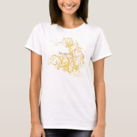 Yoga Speak: Gelbes Chakra-T-Shirt