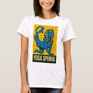 Yoga Sphinx - Klassischer Pop T-Shirt